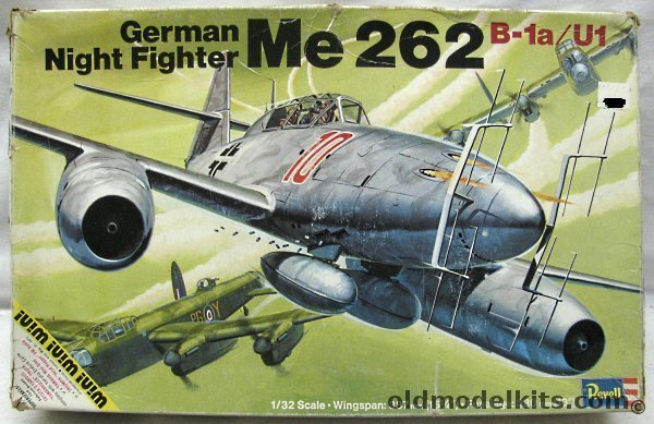 Revell 1/32 Me-262 B-1a/U1 Night Fighter - (Me262B-1aU1), H275 plastic model kit